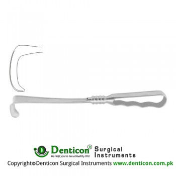 Richardson Retractor Stainless Steel, 24 cm - 9 1/2" Blade Size 38 x 40 mm